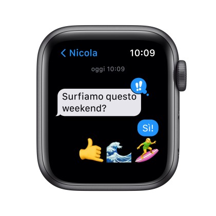 Apple Watch Nike Se Gps 40Mm Space Grey Aluminium Case With Anthracite/Black Nike Sport Band - Regul