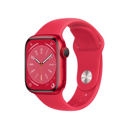 Apple Watch Series 8 Gps + Cellular 41Mm (Product)Red Aluminium Case With (Product)Red Sport Band -