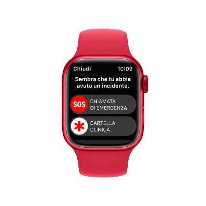 Apple Watch Series 8 Gps + Cellular 41Mm (Product)Red Aluminium Case With (Product)Red Sport Band -
