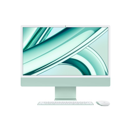 Apple 24Inch Imac With Retina 4.5K Display M3 Chip With 8Core Cpu + 10Core Gpu 8Gb 512Gb Ssd Green