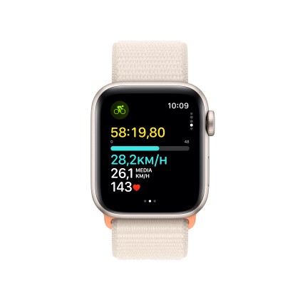 Apple Watch Se Gps 40Mm Starlight Aluminium Case With Starlight Sport Loop