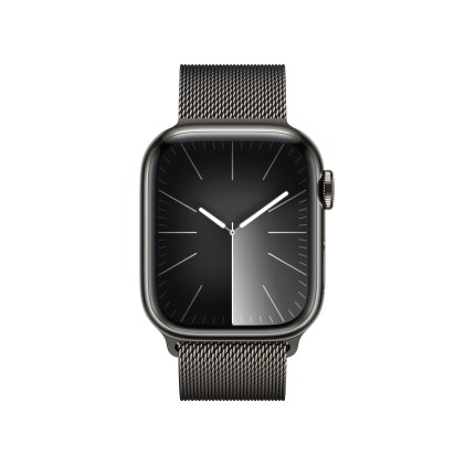 Apple Watch Series9 Gps + Cellular 41Mm Graphite Stainless Steel Case With Graphite Milanese Loop