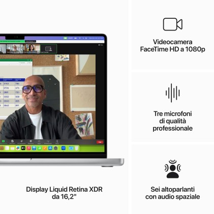 Macbook Pro 16 Apple M3 Pro 12C.Si 18C.Gpu 36Gb 512Gb Ssd  Silver 2023