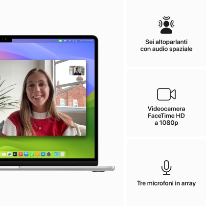 Macbook Air 15 M3 8Gb/256Gb Silver 8Core 10 Gpu Silver