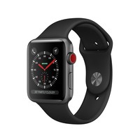 Apple Watch Series 3 GPS+LTE 38mm Space Grey Aluminium Case/Black Sport Band