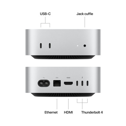 Apple Mac Mini Apple M4 Chip With 10Core Cpu And 10Core Gpu 16Gb 256Gb Ssd