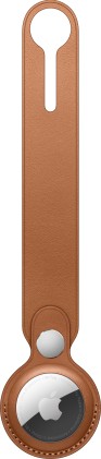 Apple Airtag Leather Loop - Saddle Brown