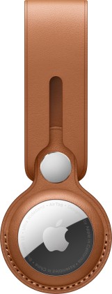 Apple Airtag Leather Loop - Saddle Brown