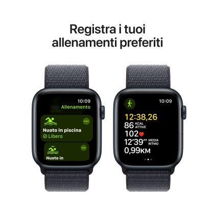 Watch Se 44Mm Mezzanotte Gps 2022 Alluminio Loop Inchiostro
