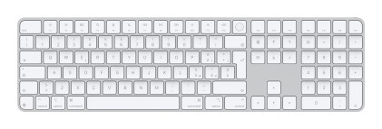 Tastiera Magic Apple Keyboard Bianc Touch Id + Tast.Numerico Usbc