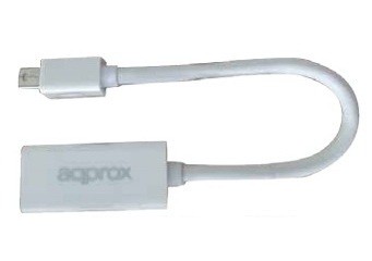 Approx APPC12V2 cavo e adattatore video Mini DisplayPort HDMI Bianco