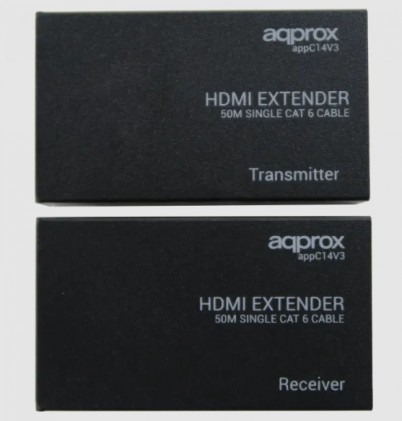 Adattatore Extender da HDMI a RJ-45 circa - Supporta HDMI 1.4 - Risoluzione massima HDMI 1080P/60Hz - Fino a 50 m con cavo CAT-6