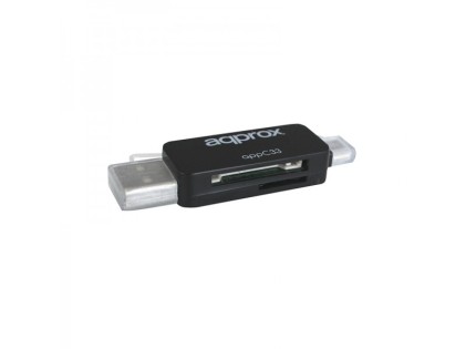 Approx APPC33 lettore di schede USB 2.0/Micro-USB Nero