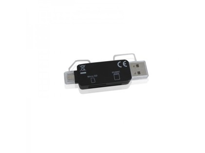 Approx APPC33 lettore di schede USB 2.0/Micro-USB Nero