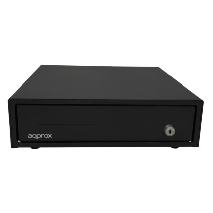 Approx Cassetto contanti elettrico - 8 scomparti - Apertura manuale e automatica - Connessione RJ11