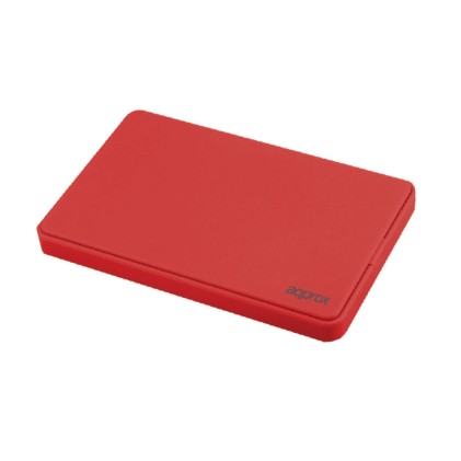 Approx APPHDD200R contenitore di unit&agrave; di archiviazione Box esterno HDD Rosso 2.5"