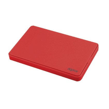 Approx APPHDD300R contenitore di unit&agrave; di archiviazione Box esterno HDD Rosso 2.5"