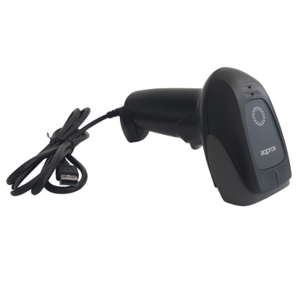 Approx appLS11 Lettore di codici a barre portatile 1D Laser Nero