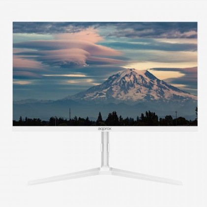 Approx APPM24SW Monitor PC 60,5 cm (23.8") 1920 x 1080 Pixel Full HD LED Bianco