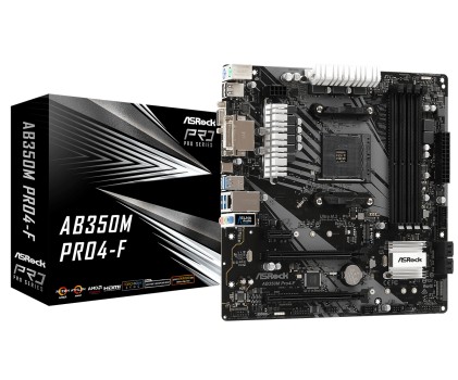 Asrock AB350M PRO4-F Presa AM4 micro ATX
