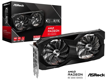 Asrock Challenger AMD Radeon RX 6600 D 8GB GDDR6