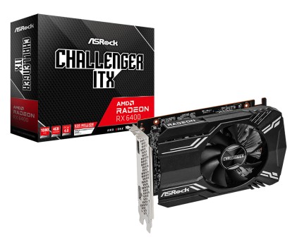 VGA ASRock Radeon RX 6400 XT 4GB Challenger ITX