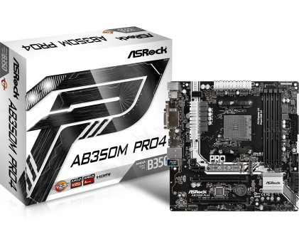 MB AM4 ASROCK AB350M Pro4