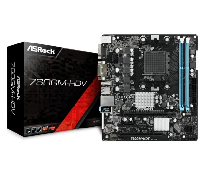 Asrock 760GM-HDV Socket AM3+ micro ATX AMD 760G