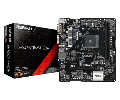 MB Presa AM4 Asrock B450M-HDV