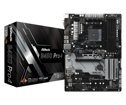 Asrock B450 Pro4 Presa AM4 ATX AMD B450