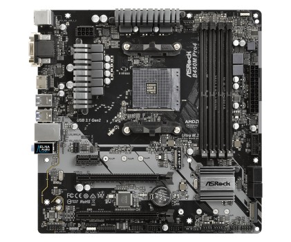 Asrock B450M Pro4 Presa AM4 micro ATX AMD B450