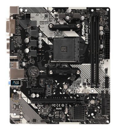 ASROCK B450M-HDV R4.0 (AM4) (D)
