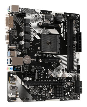 ASROCK B450M-HDV R4.0 (AM4) (D)