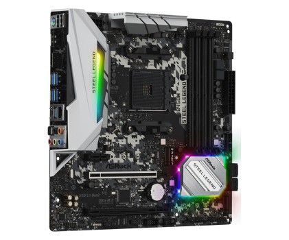 Asrock B450M Steel Legend Presa AM4 micro ATX AMD B450