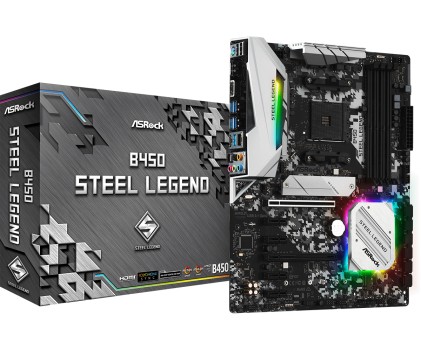 Asrock B450 Steel Legend Presa AM4 ATX AMD B450