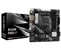 Asrock B450M Pro4-F Presa AM4 micro ATX AMD B450