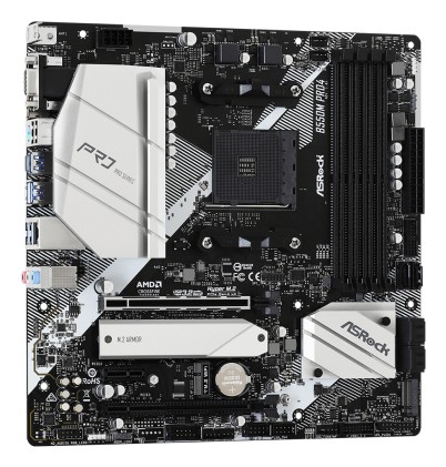 Asrock Mb Amd B550, B550M Pro4, Am4, 4 Ddr4, Micro Atx