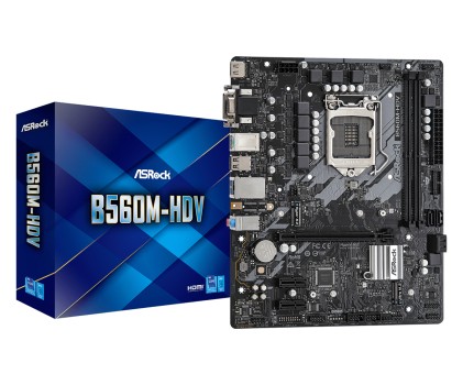 Asrock B560M-HDV Intel B560 LGA 1200 micro ATX