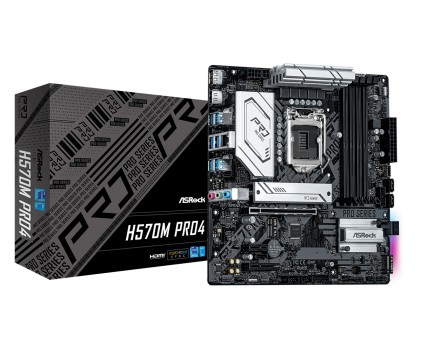 Asrock H570M Pro4 Intel H570 LGA 1200 micro ATX