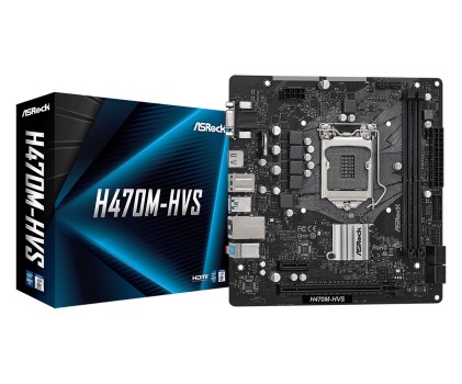Asrock H470M-HVS Intel H470 LGA 1200 micro ATX