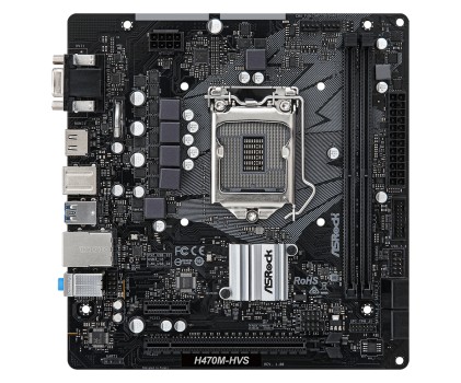 Asrock H470M-HVS Intel H470 LGA 1200 micro ATX