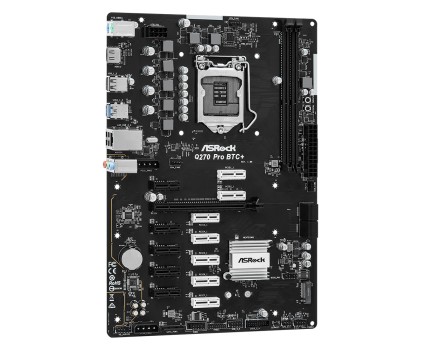 Asrock Q270 Pro BTC+ Intel Q270 LGA 1151 (Presa H4) ATX