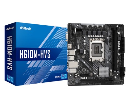 Asrock Mb H610, H610M-Hvs, Lga1700, 2Ddr4, Vga/Hdmi, Matx