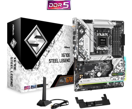 Asrock X670E Steel Legend AMD X670 Socket AM5 ATX