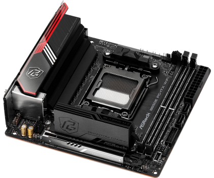 Asrock B650E PG-ITX WiFi AMD B650 Presa di corrente AM5 mini ITX