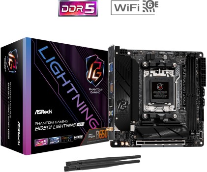 Asrock B650I Lightning WiFi AMD B650 Socket AM5 mini ITX