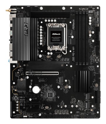 Asrock Mb  Z890, Z890 Pro-A Wifi, Lga1851, 4 X Ddr5, Atx
