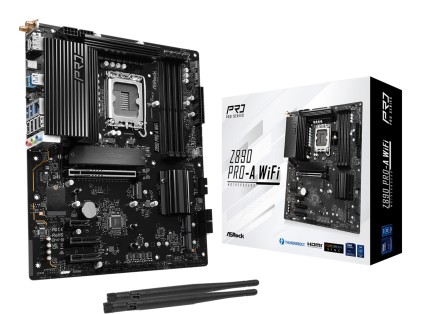 Asrock Mb  Z890, Z890 Pro-A Wifi, Lga1851, 4 X Ddr5, Atx