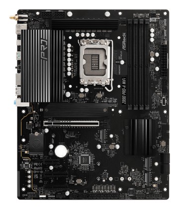 Asrock Mb  Z890, Z890 Pro-A Wifi, Lga1851, 4 X Ddr5, Atx
