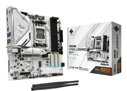 Asrock B850M Steel Legend WiFi AMD B850 Socket AM5 micro ATX